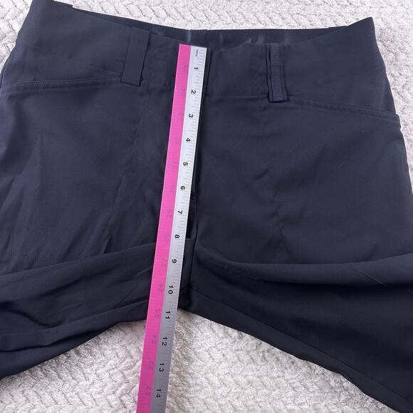 WOMEN'S NIKE GOLF Black Dri-Fit Capri Bottoms Pants Slash Pockets sz 4 Stretchy - Picture 8 of 13